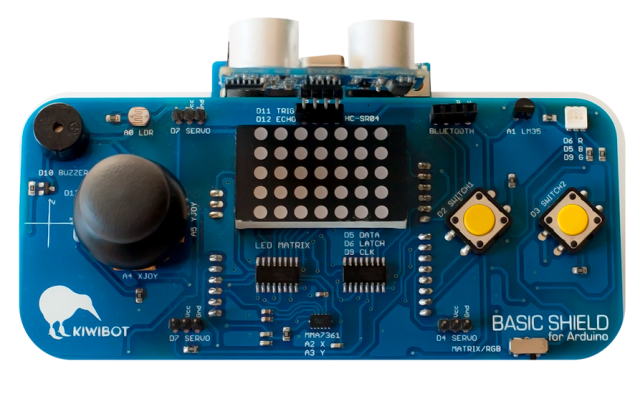 Primer Proyecto: Arduino Basic Shield